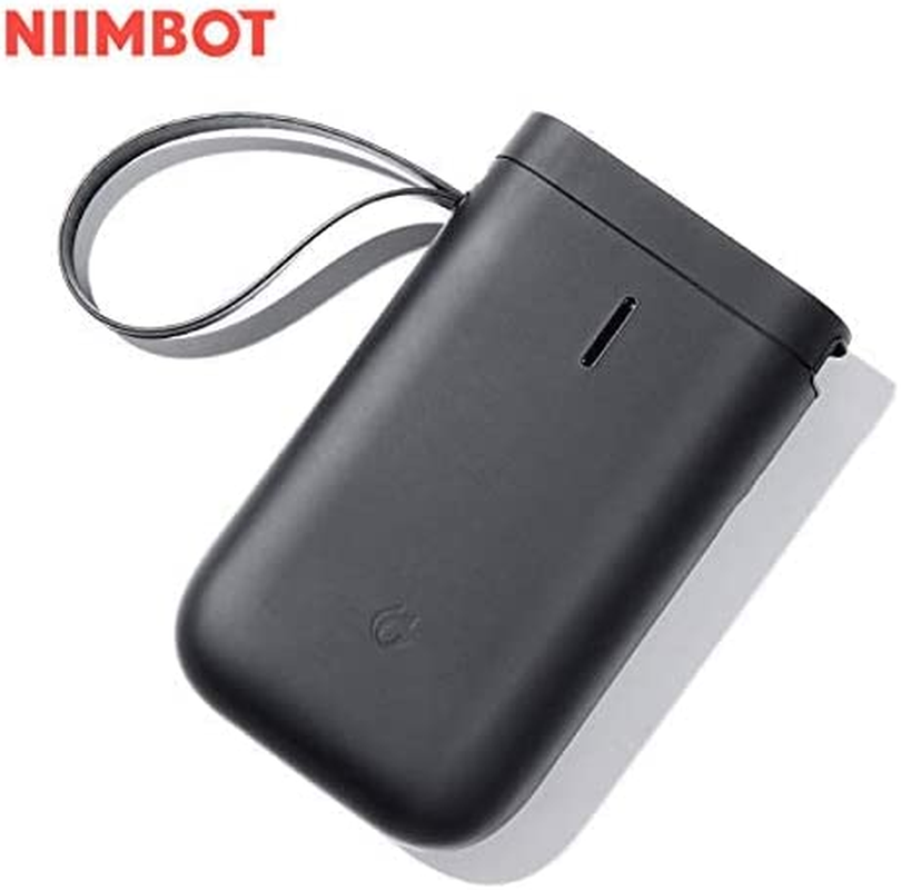Niimbot Label Maker D11 Portable Bluetooth Lable Printer with Multiple Templates Compatible with Ios +, Easy for Home Office Organization USB Rechargeable Label Printer Paper Include (Black)