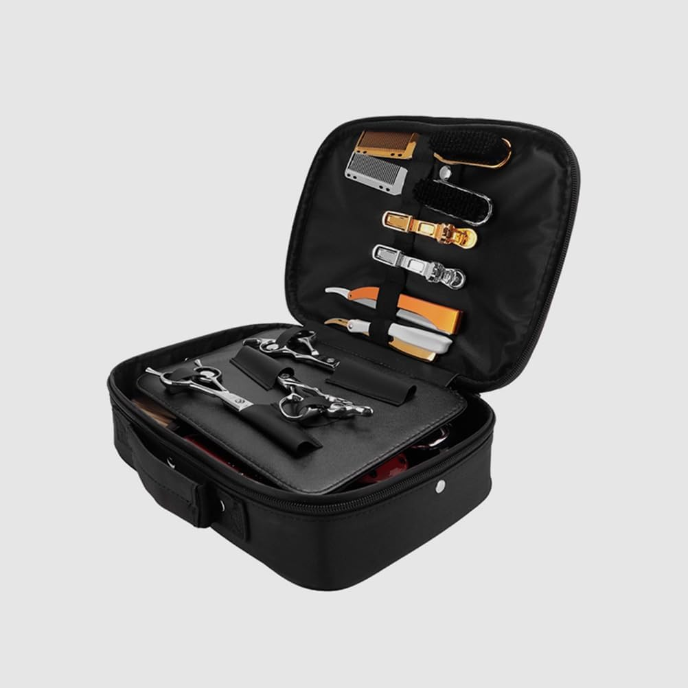 DOITOOL Large Capacity Hairdresser Scissor Bag Barber Haircut Scissor Organizer for Hairstylists Travel-Friendly Hairdressing Tool Case Durable and Spacious Barber Storage