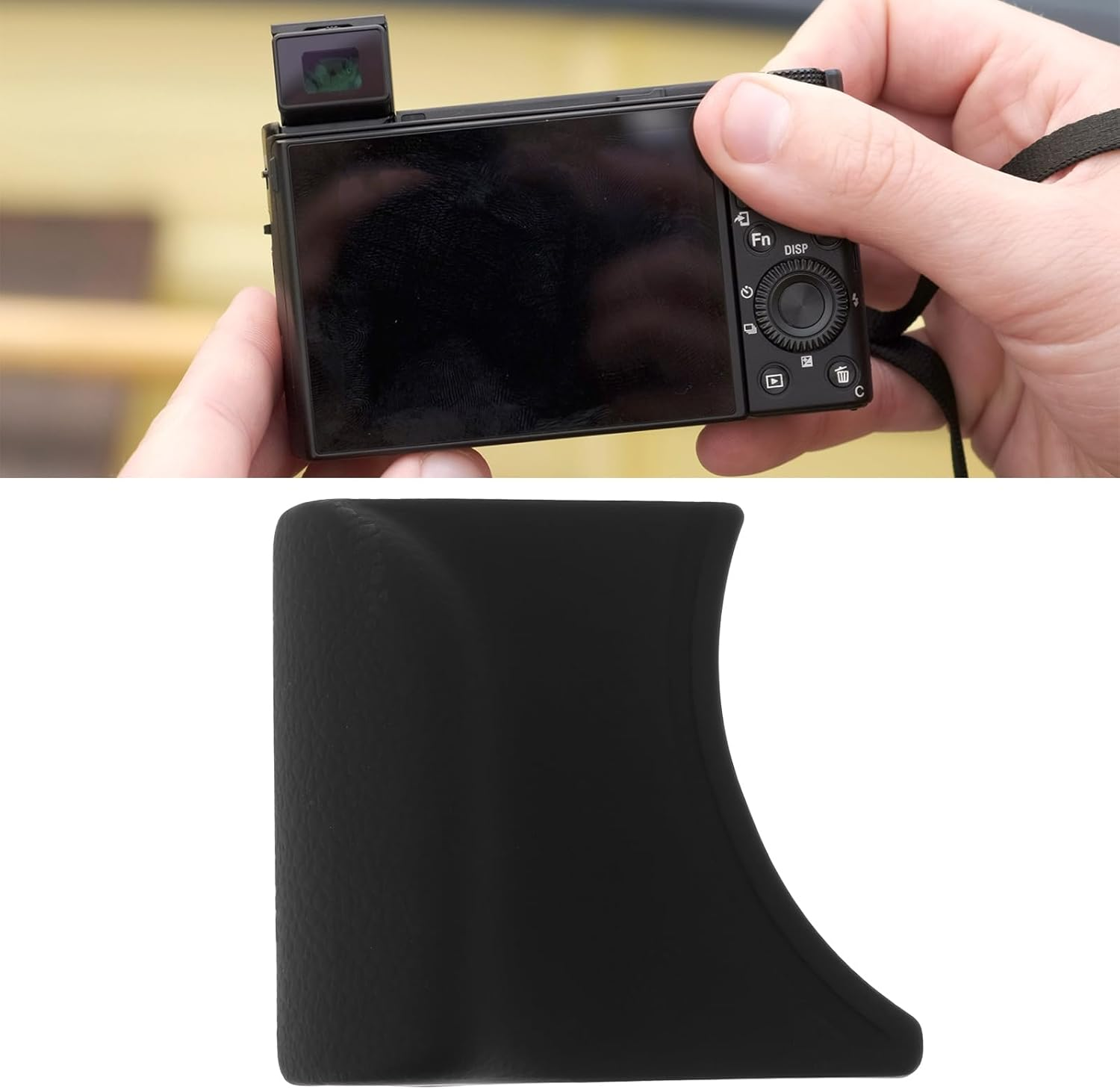Silicone Anti-Slip Hand Grip Compatible with Sony RX100 M7 M6 M5 M4 M3 M2 WX500 Camera Self-Adhesive Holder image number 6