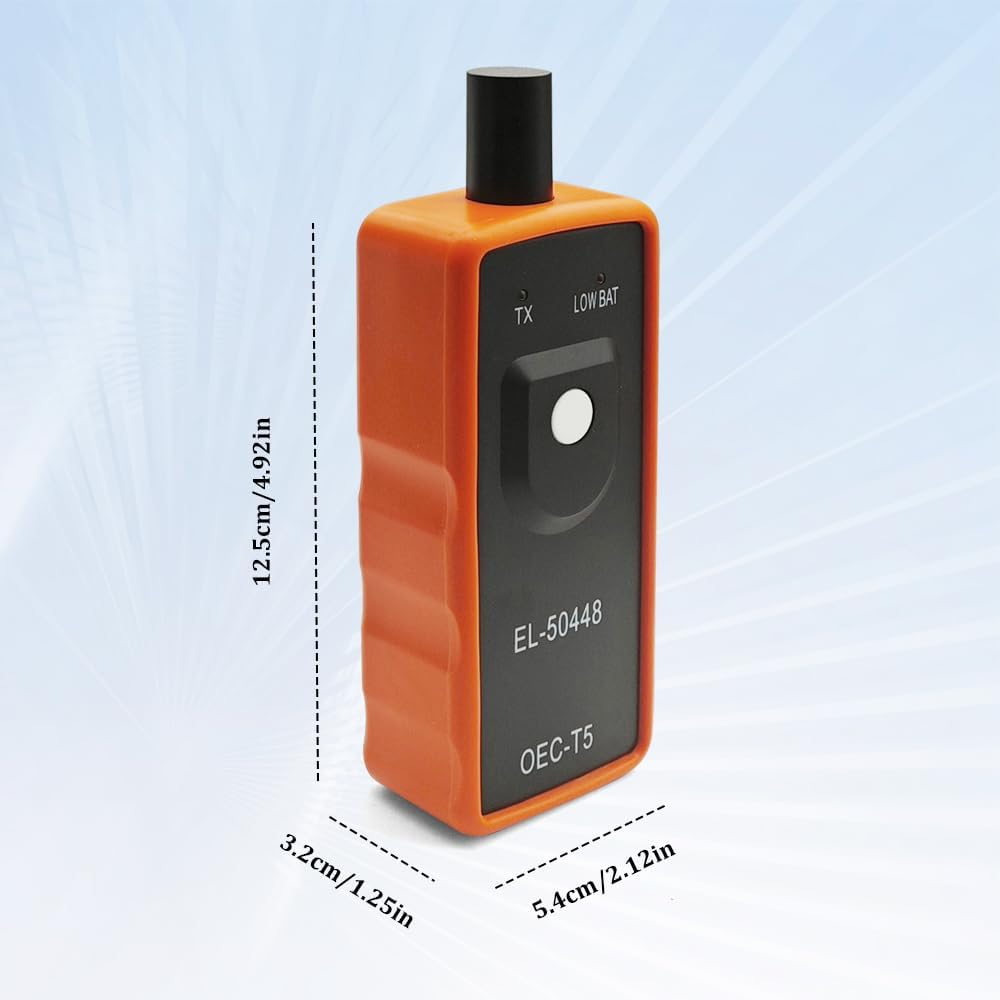 HQRNYP TPMS Relearn Tool for GM, Tire Sensor TPMS Reset Tool, Tire Pressure Monitor Sensor Activation Reset Tool EL-50448 OEC T5, Compatible with Buick Chevy Cadillac image number 1