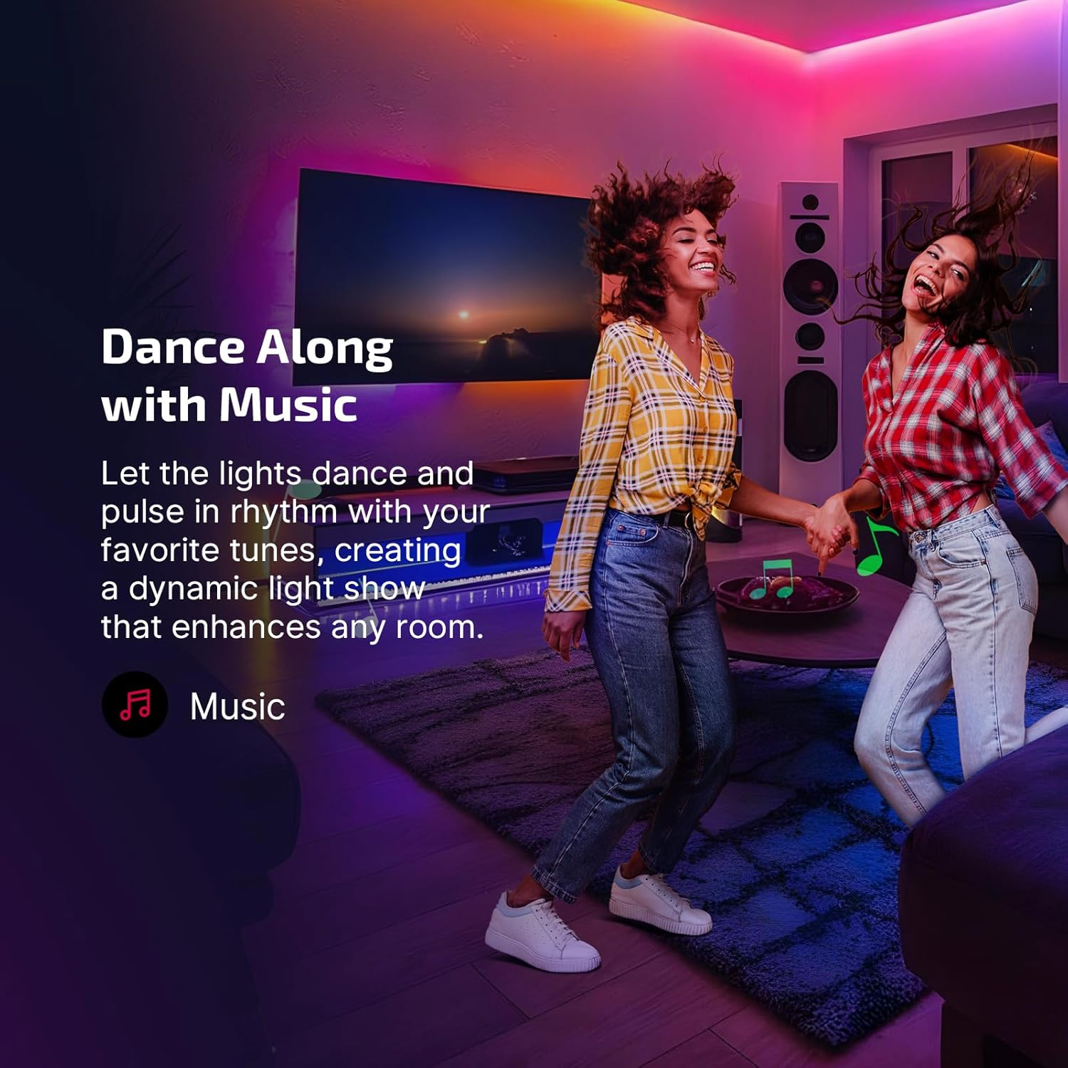 OLIGHT Ostrip Strip Lights USB Power LED Lights APP Control for for Bedrooms, Kitchens, Living Rooms, Game Rooms, Ceilings, Children'S Room Decorations image number 5