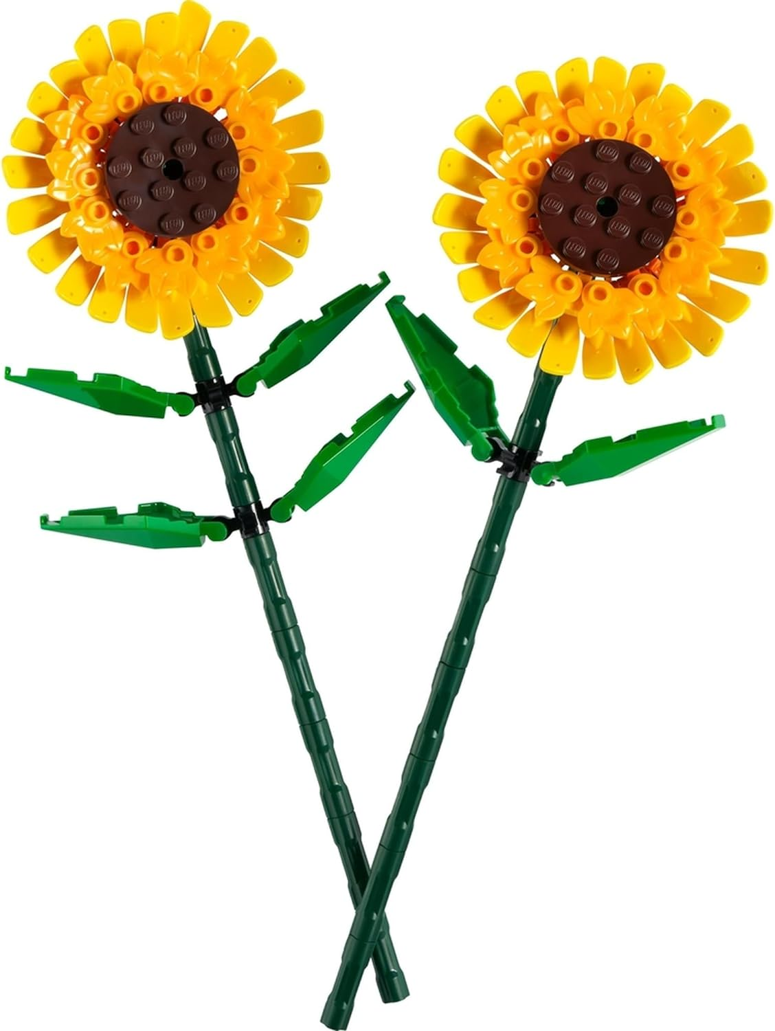 LEGO Botanicals Sunflowers, Yellow Artificial Flowers, Compatible with Bouquets from the Botanical Collection, Home or Office Decor, Toy Flower Garden Building Set for 8+ Year Old Kids & Adults 40524 image number 2