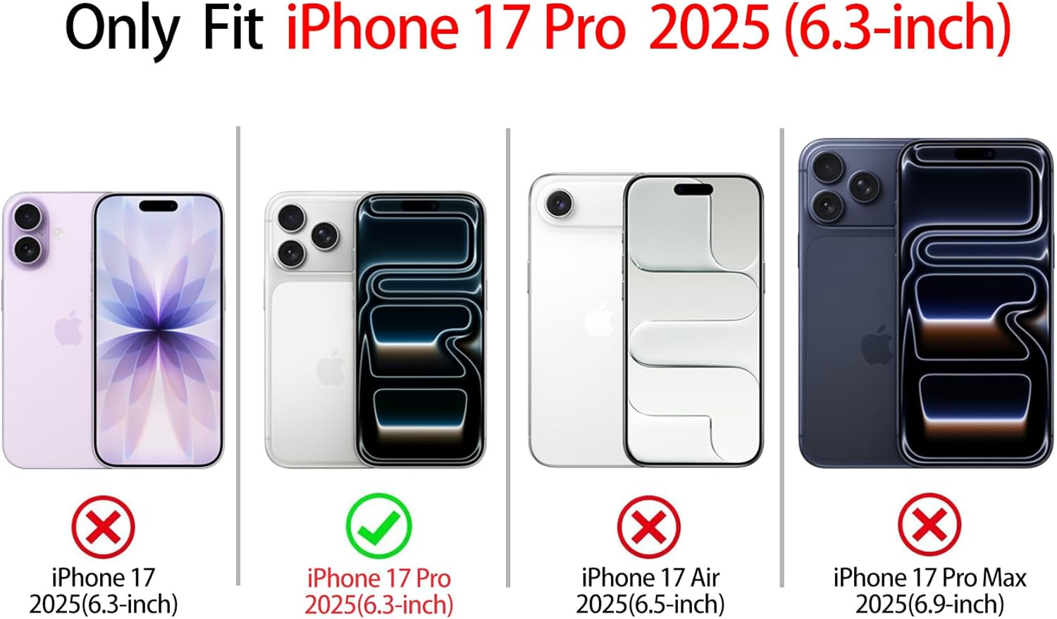 NITITOP Compatible with Iphone 17 Pro Case Cute Little Polka Dot Aesthetic Pattern for Women Girls Men Stylish Full Camera Soft Silicone Shockproof More Protection Cover - White image number 7