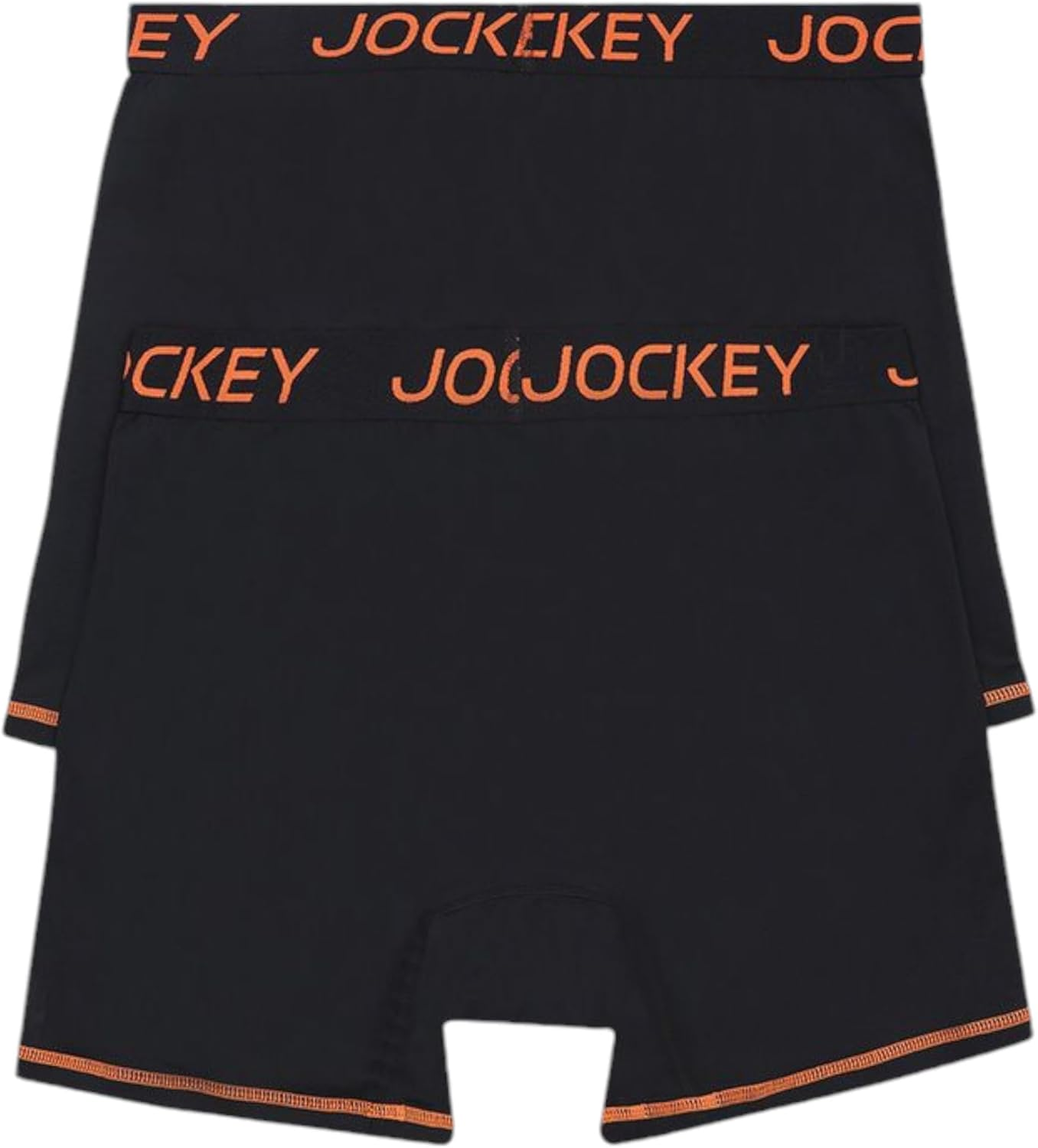 Jockey 2 X Mens Performance Active Midway Micro Trunks Black Underwear L image number 1