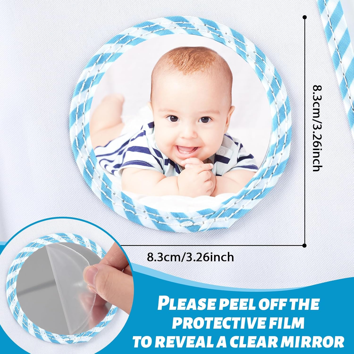 Baby'S My First Family Album Soft Photo Cloth Book Sea World My First Book of Photos Baby Memory Album Gift Holds 4X6 Pictures for Babies Newborn Toddler & Kids Girls Baby Shower image number 3