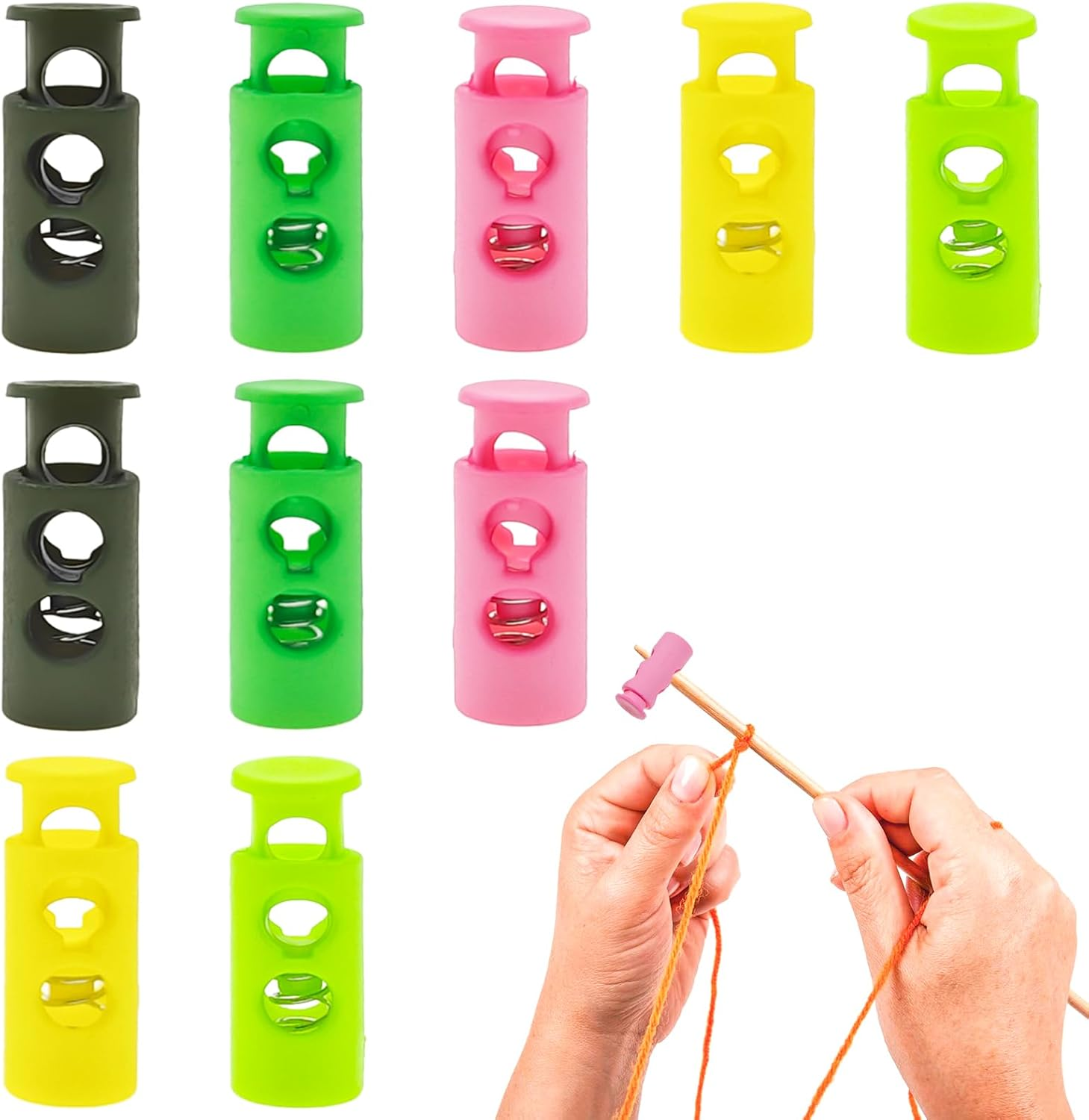 10 Pack Cute Flower Needle Point Protectors Silicone Needle Point Protectors Knitting Accessories and Supplies Knitting Needle Stoppers Knitting Needles Point Protectors Knitting Tools