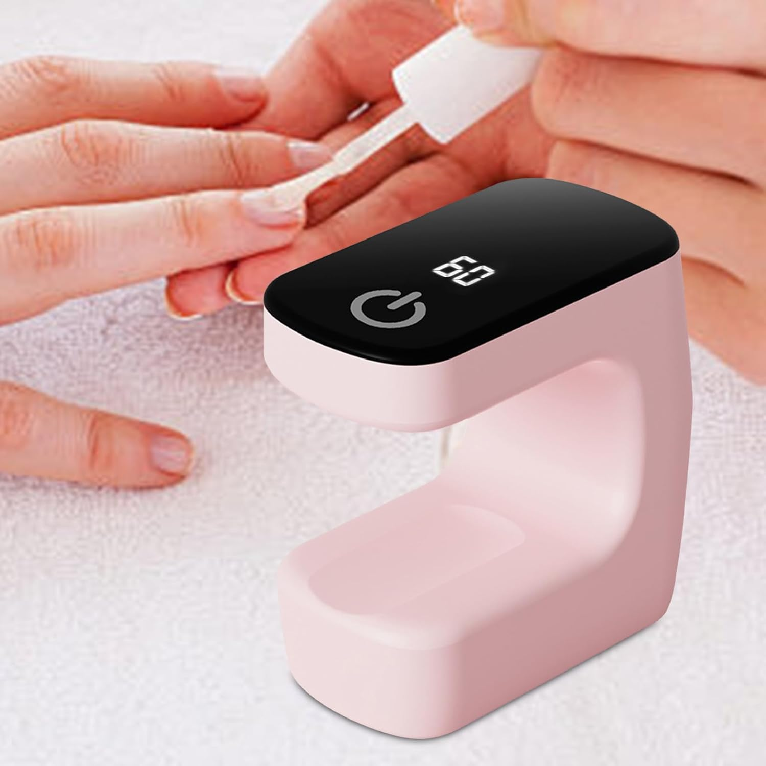 UV Light for Gel Nails | Gel Polish Curing Lamp | Mini Manicure Supplies Portable for Women Ladies Girls Students Busy Professionals Salon Workshop Activities Home Travel image number 3