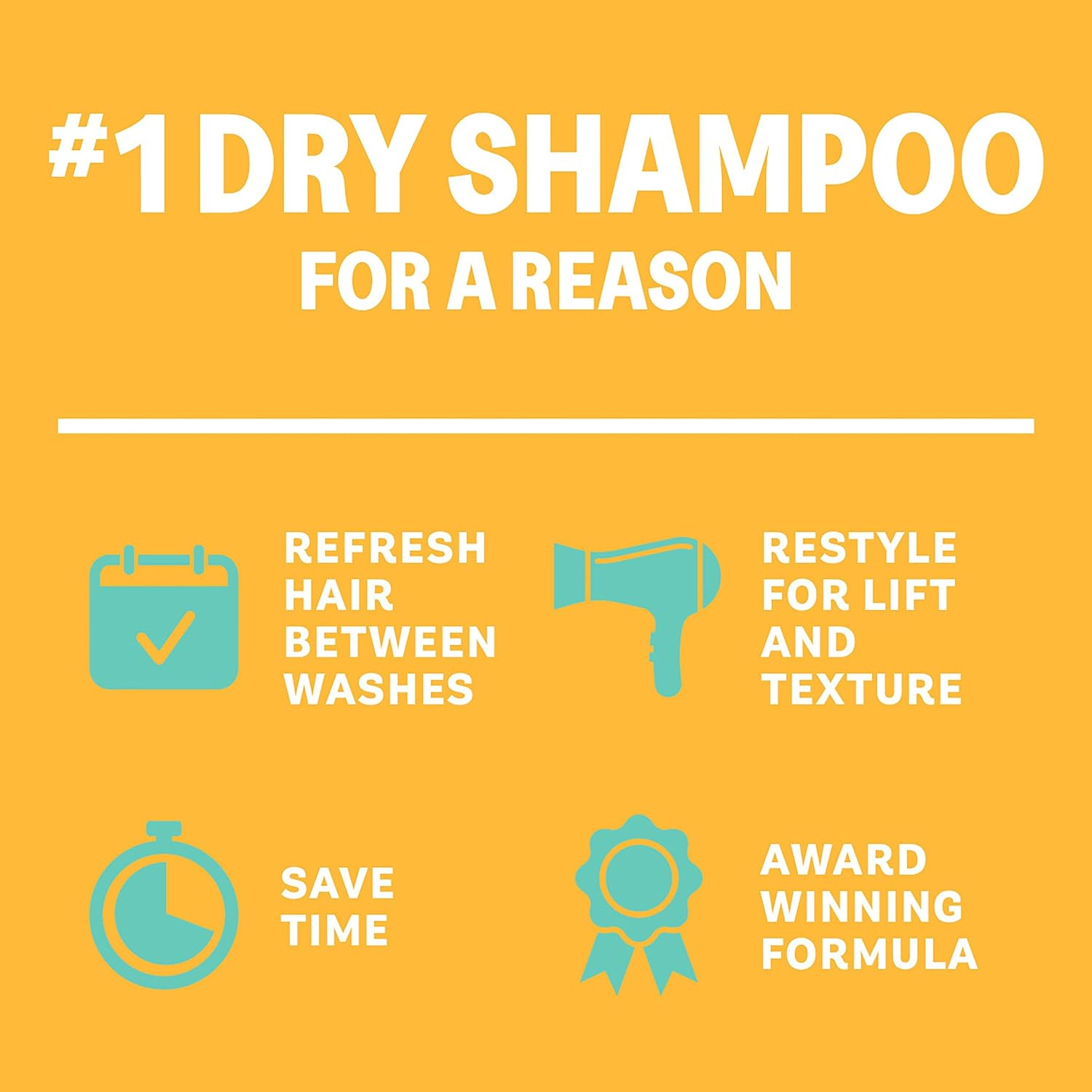 Batiste Volumising plus Pack - 2X Volume Dry Shampoo 350Ml & 1X Original Dry Shampoo 200Ml, Instantly Refreshes Oily Hair, Adds Lift & Texture, No Residue, Suitable for Straight, Curly & Wavy Locks