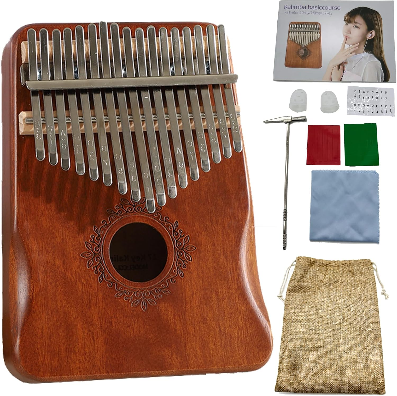 17-Key Kalimba Thumb Piano for Beginners image number 2