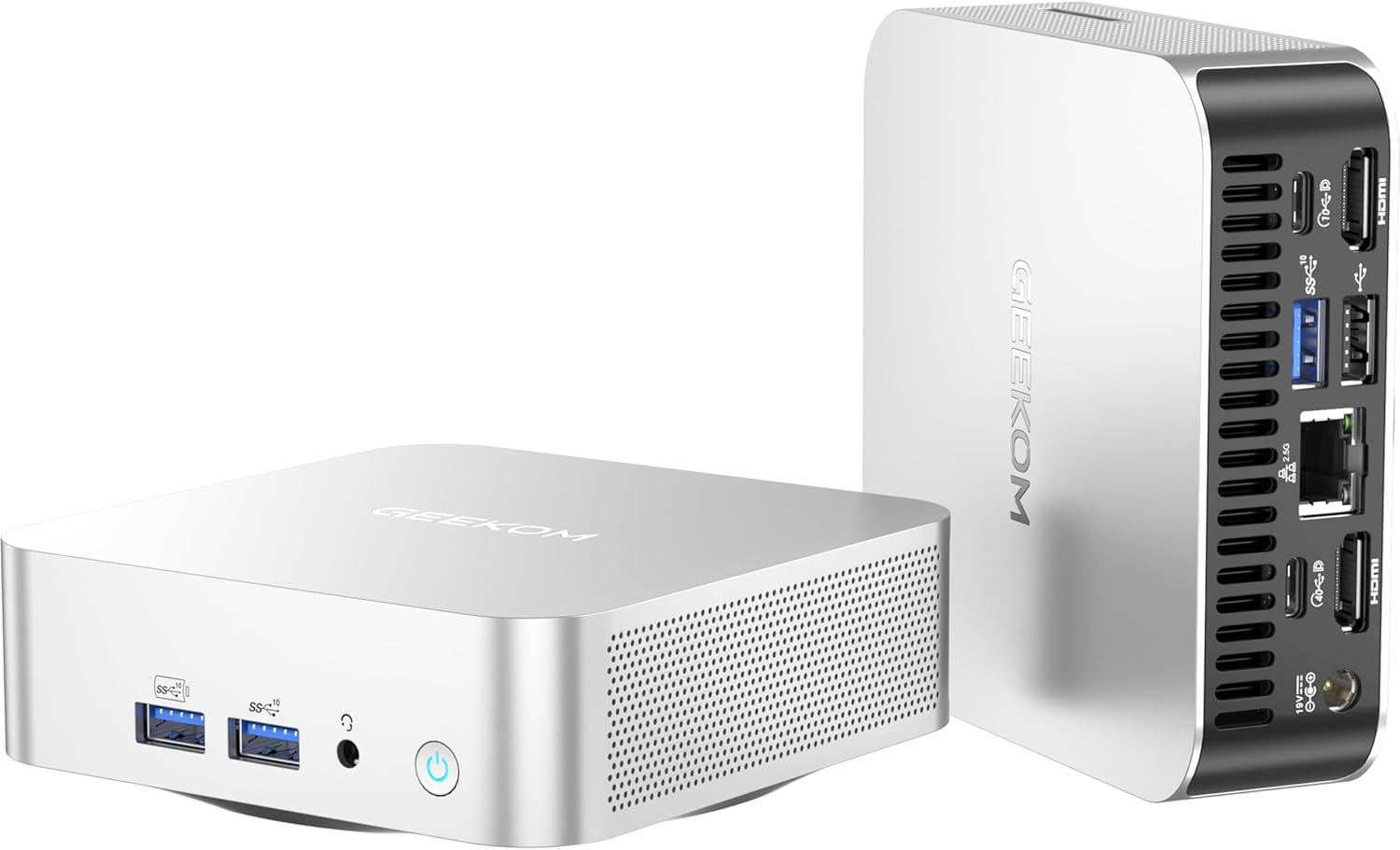 GEEKOM A6 Mini PC (3-Year Quality Support) AMD Ryzen 7 6800 (8C/16T), 32GB DDR5 1TB M.2 2280 Nvme Gen4*4 SSD Expandable, Windows 11 Pro Desktop Computer, USB4 (40Gbps) 8K Uhd/Wi-Fi 6/Bluetooth 5.2 image number 6