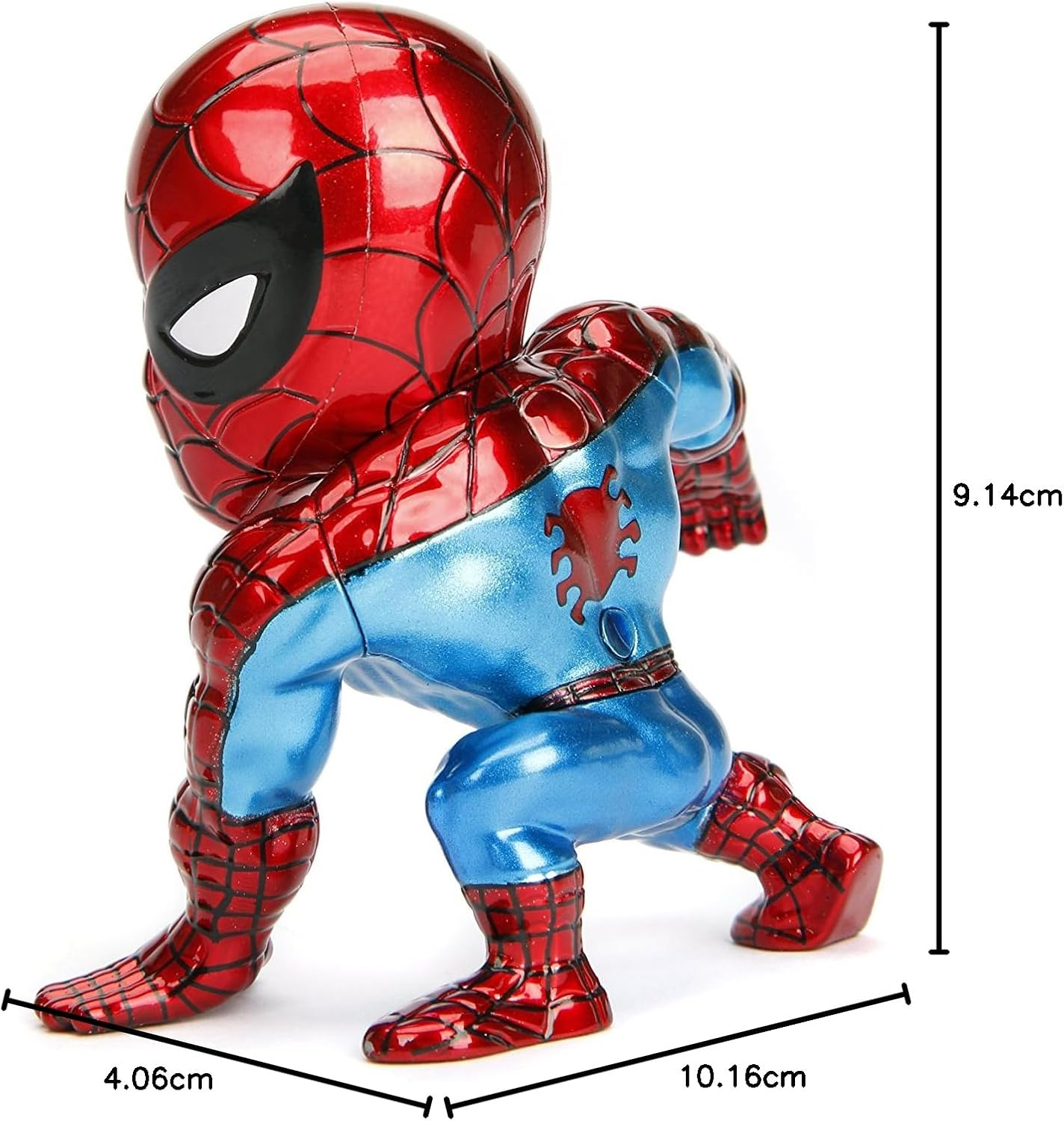 Jada Toys Metalfigs Classic Comics Spider-Man Die-Cast Metal Action Figure, 4-Inch Height
