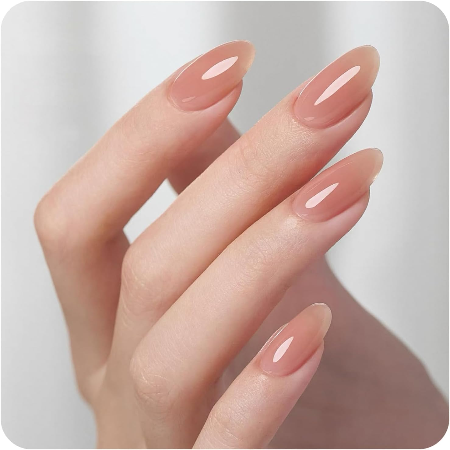 Vishine 16Ml Deep Nude Rubber Base Builder Gel, 6 in 1 Rubber Base Gel Polish for Nail Thickening, LED Nail Lamp Cured Nail Strengthener Extension Color Base Gel in a Bottle R066 - Bubble Pink image number 3