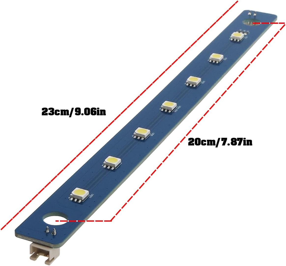 VGOL LED Light Board Compatible with FLASHFORGE Adventurer 5M / 5M Pro,24V Replacement Strip with 7 Leds for 3D Printer Front Panel image number 6