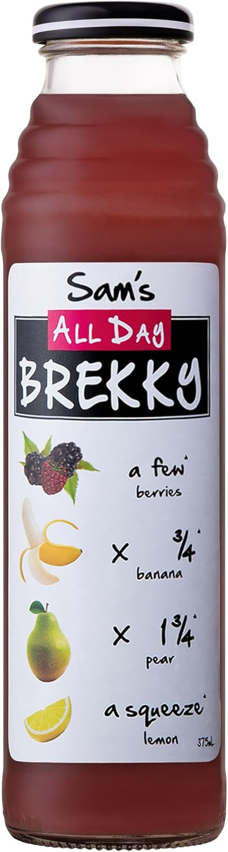 Sam'S Berry Apple Vitamin Juice, 12 Bottles X 375 Ml image number 6