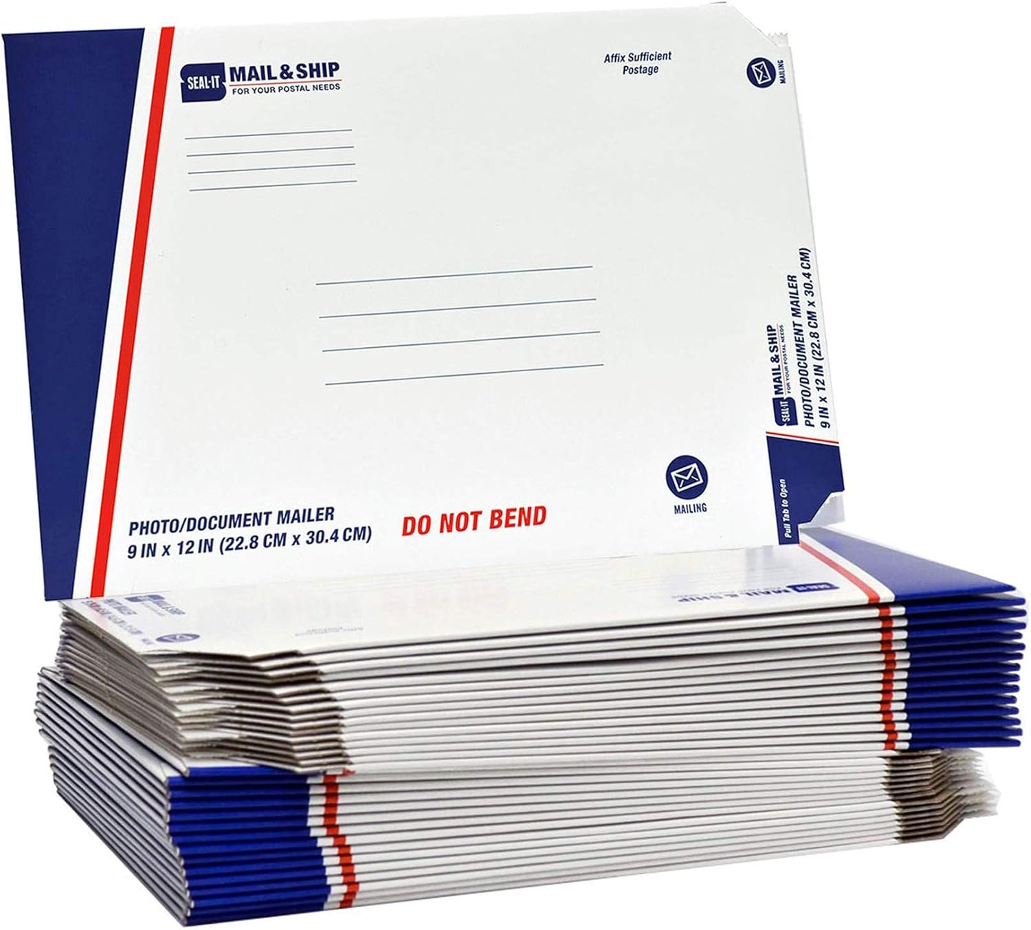 Seal-It Mail & Ship Photo/Document Mailer, Chipboard, 9"X12", Pack of 30 (81334-MS-30) image number 1