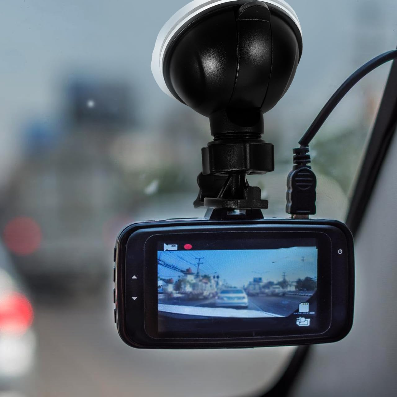 ULTECHNOVO Recorder Stand Car Mount Car Dash Camera Suction Mount Suction Cup Mount for Dash Cam Dash Camera Mount Holder Mini Suction Cup Mount Dash Camera Suction Cup Mount Plastic image number 4