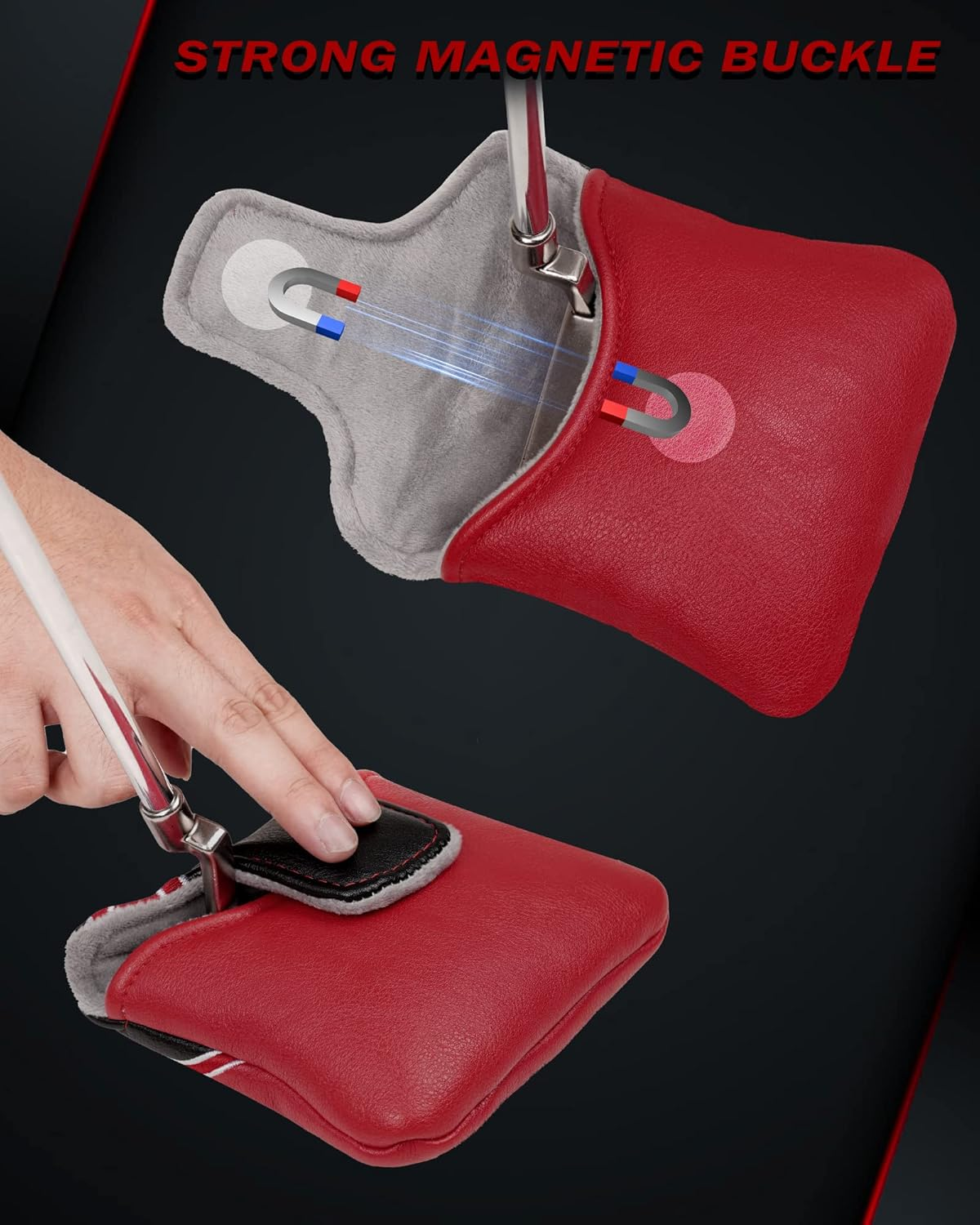 Golf Headcovers Red No.23 Golf Head Covers, 460Cc Driver Head Covers for Golf Clubs, Jersey Golf Headcovers Fairway Woods and Hybrid Fit Taylormade Callaway W/ # Tags image number 2