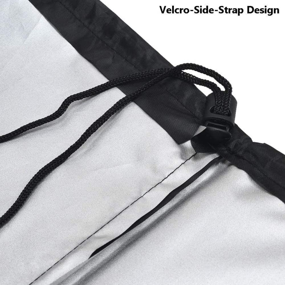 Gas Grill Barbecue Cover Skyour Waterproof BBQ Gas Grill Smoker Cover Weather Resistant UV Heavy Duty Patio Outdoor Gas Barbecue BBQ Grill Covers (M: 39X24X59In) image number 5