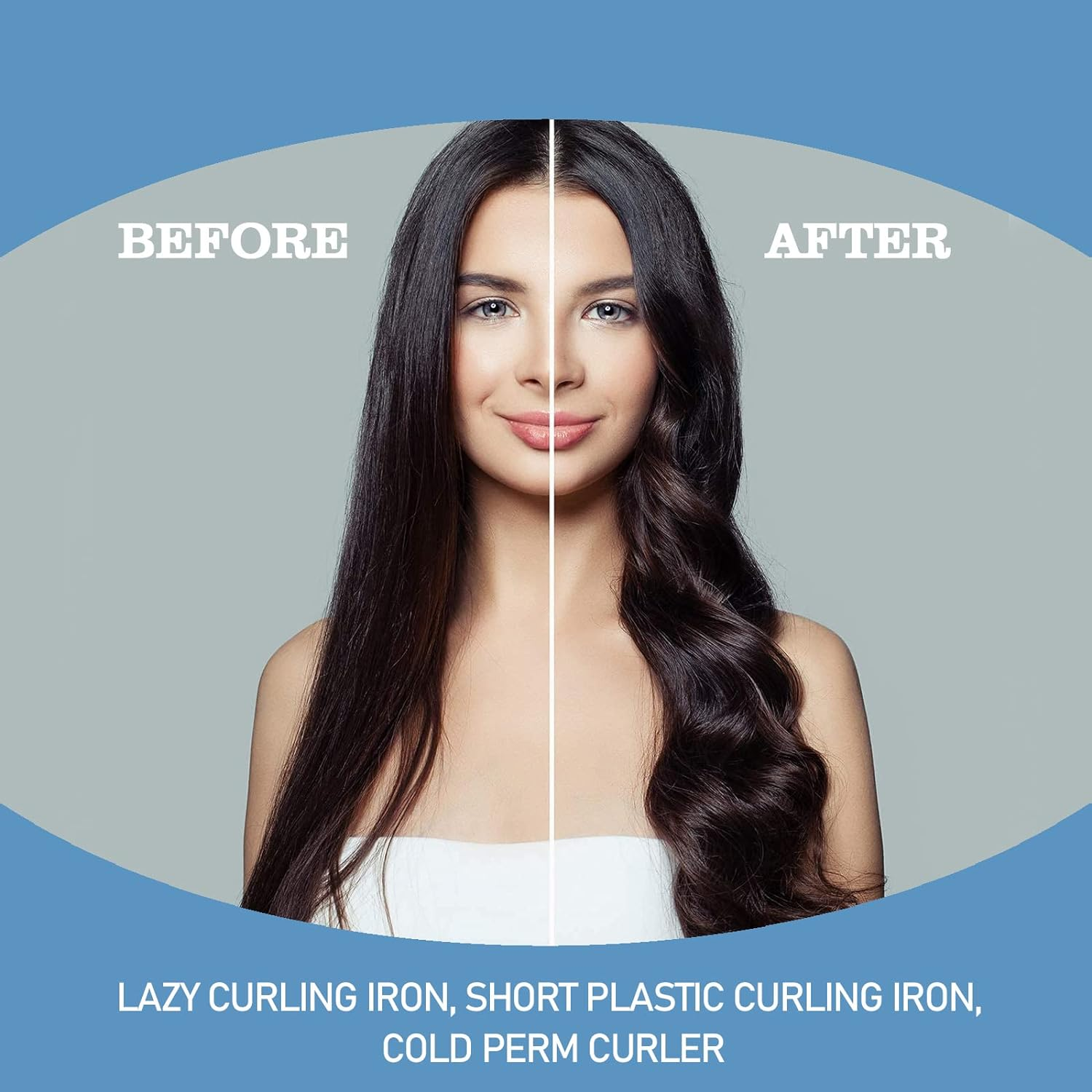 CZAYEFNH 50 Pieces Hair Wave Rods Short Non-Slip Hair Rollers Plastic with Elastic Band Perm Bars Hairdressing Tool with 2 Steel Spit Duck Comb for Hairdressers 0.35 Inches image number 6