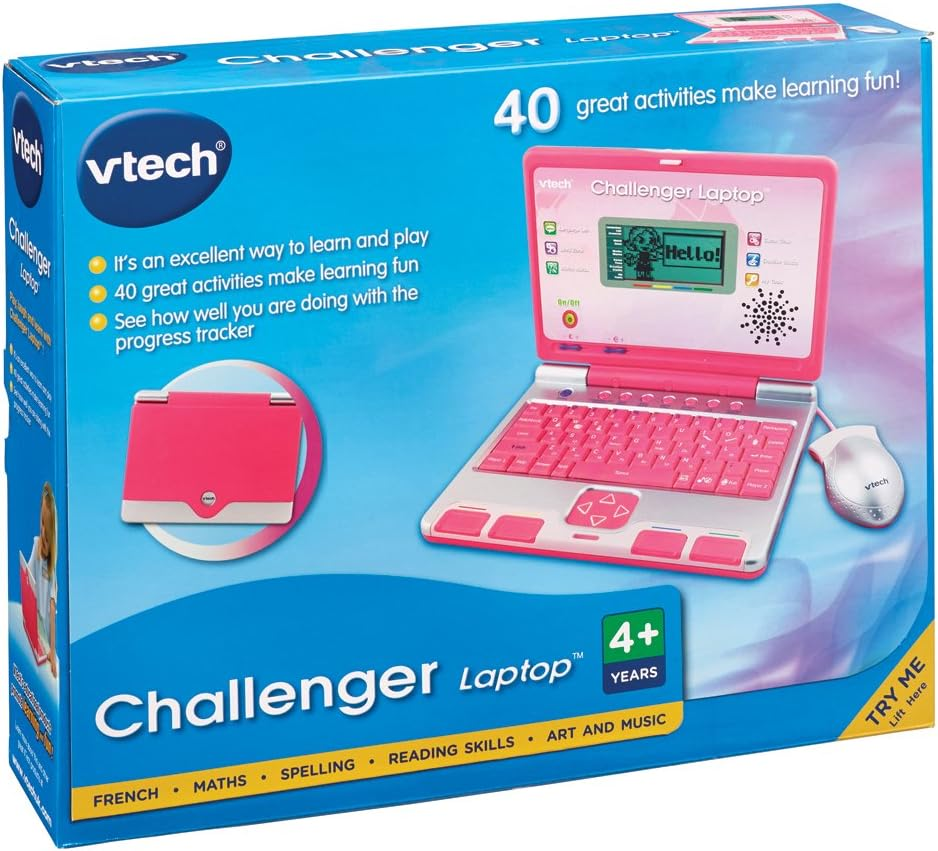 Vtech Challenger Laptop (Pink) image number 2