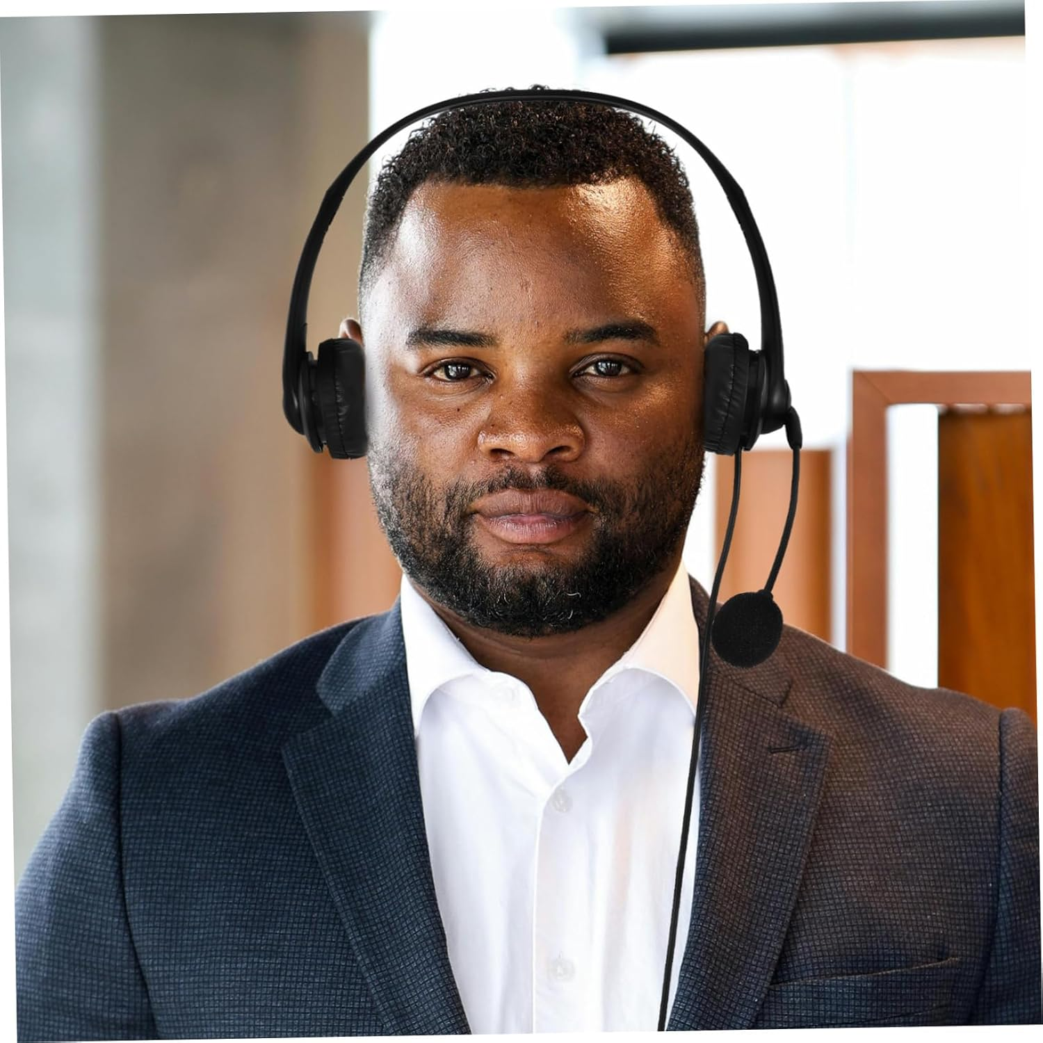 Operitacx Noise Canceling Headphones for Comfortable Listening Featuring Noise Reduction Technology Built Microphone for Webinars and Focused Work Sessions image number 1