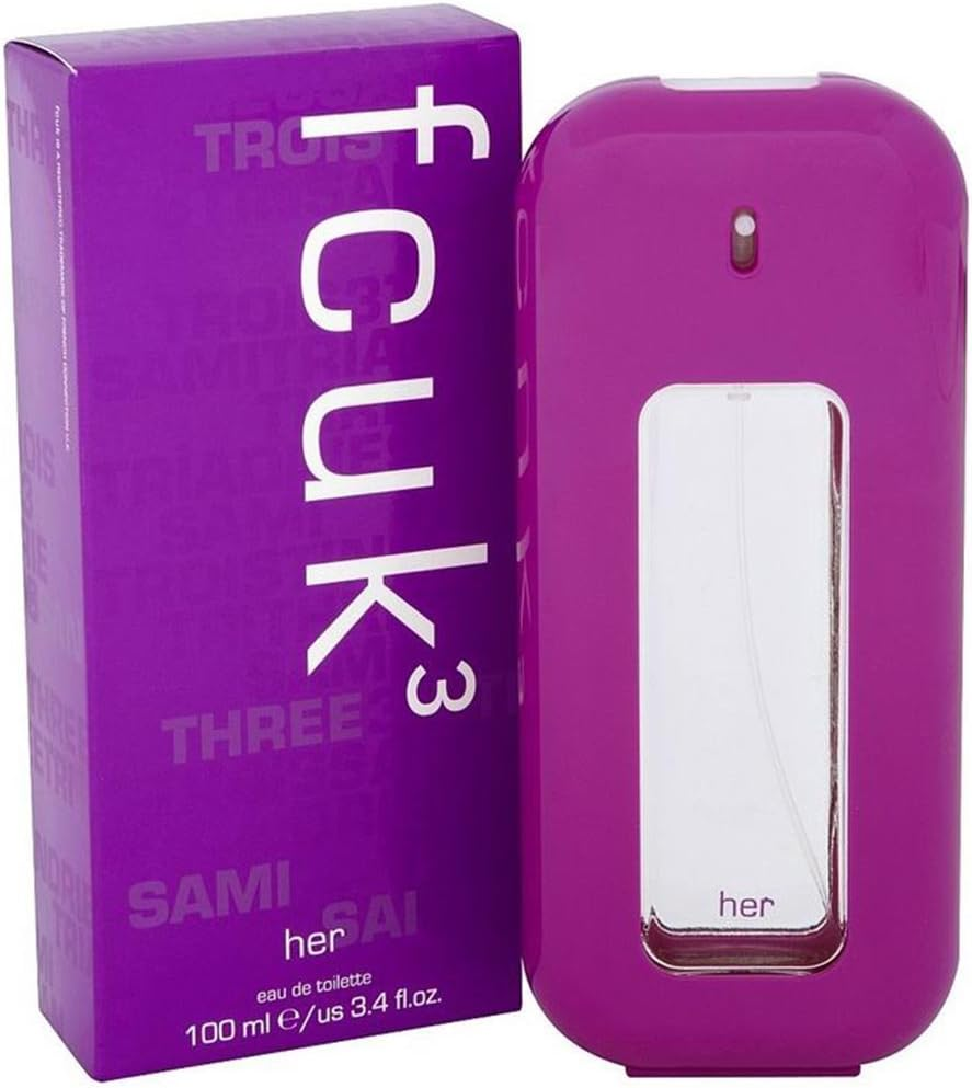 FCUK French Connection Fcuk 3 Uk Eau-De-Toilette Spray, 100Ml image number 2