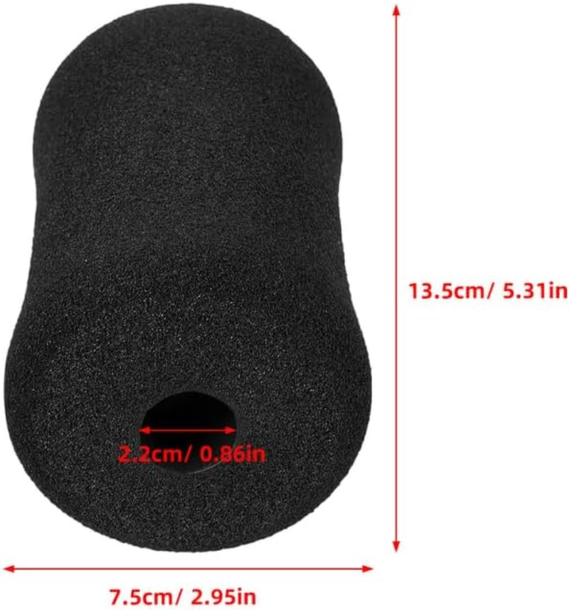 BESPORTBLE 6Pcs Black Foam Foot Pads for Leg Extension Weight Bench, Universal Sponge Covers for Home Gym Workout Bench, Protects Ankles and Legs from Pressure and Friction image number 1