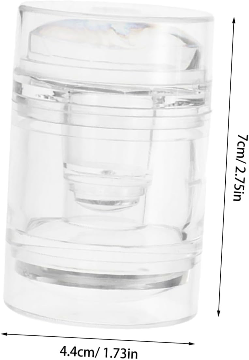 SOESFOUFU 2Pcs Nail Stamping Silicone Stamper Transparent French Tip Manicure Tool Portable Soft Jelly Printer for DIY Nail Art Salon Use image number 5