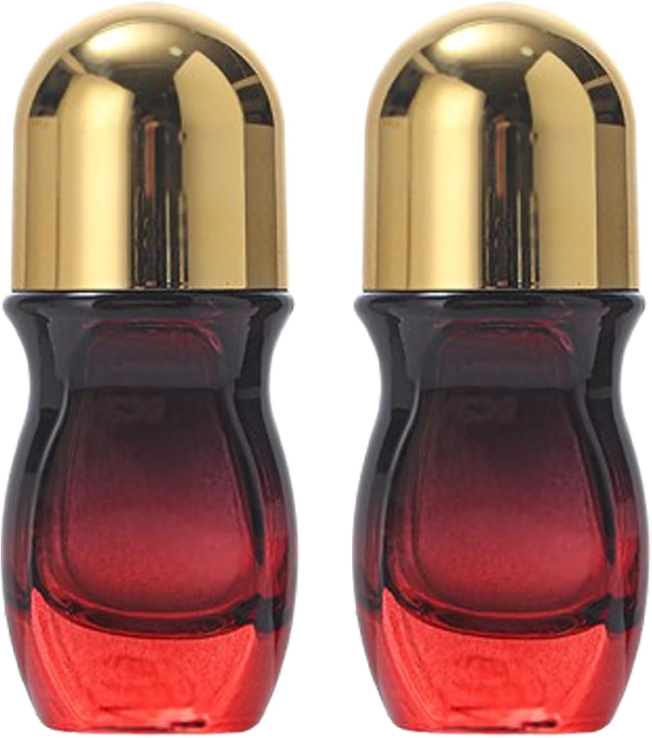 2 Pcs 30Ml Glass Deodorant Roller Bottle Empty Roll on Bottles for Castor Oil Roller Ball Containers for Essential Oils image number 2