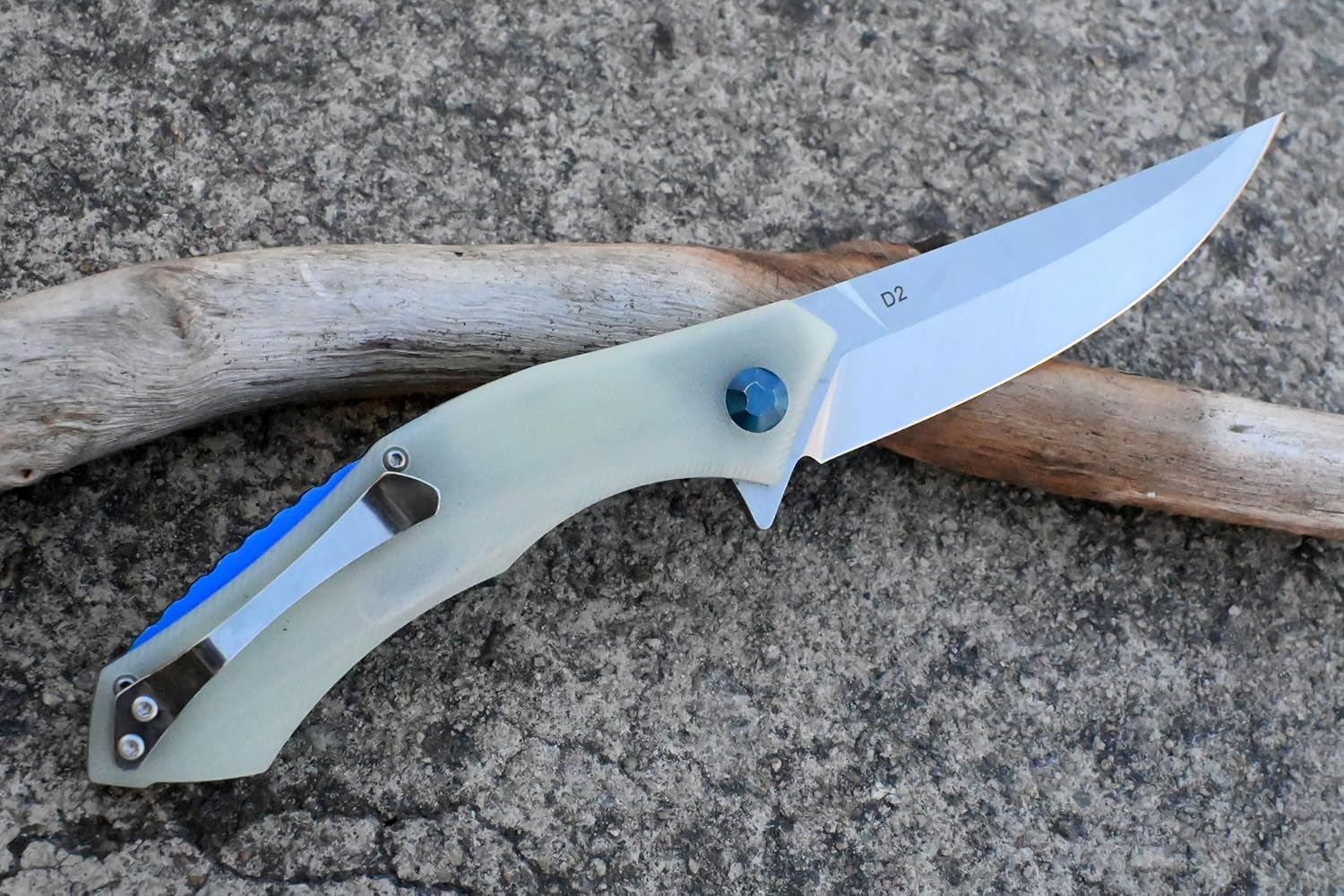 EDC Pocket Knife-Pocket Knife-G10 Handle-D2 Steel-Folding Knife for Edc-Everyday Carry Knife for Men Women-Indoor Outdoor Gift image number 4