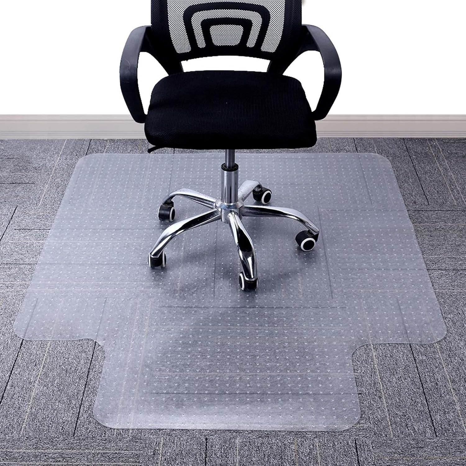 Aibob Chair Mat for Low Pile Carpet Floors, Flat without Curling, 36 X 48 In, Office Carpeted Floor Mats for Computer Chairs Desk image number 1