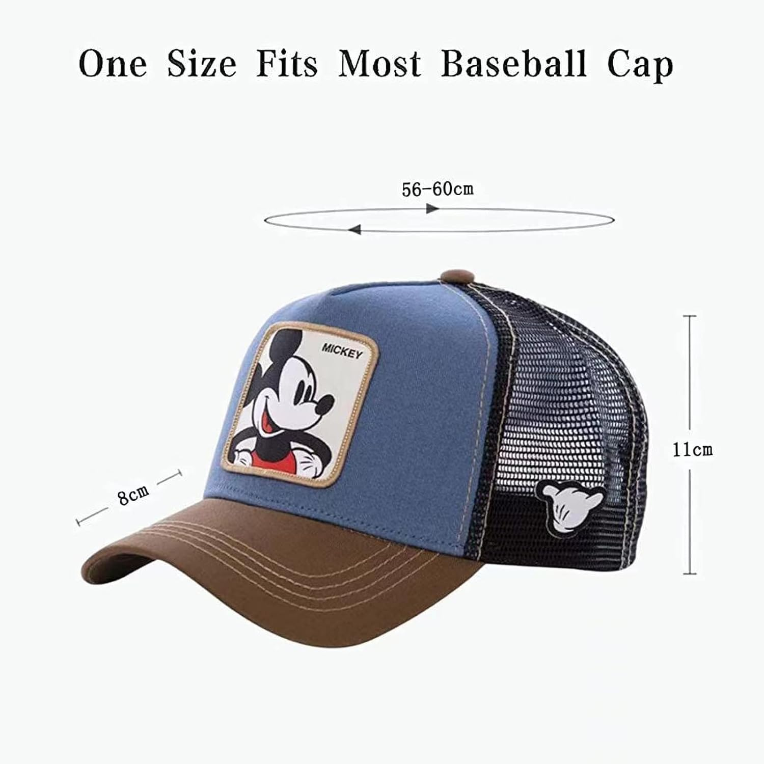 YWOTF Cartoon Baseball Cap Mbroidery Printing Men Women Hip Hop Baseball Hat Trucker Cap Outdoor Sports Hat