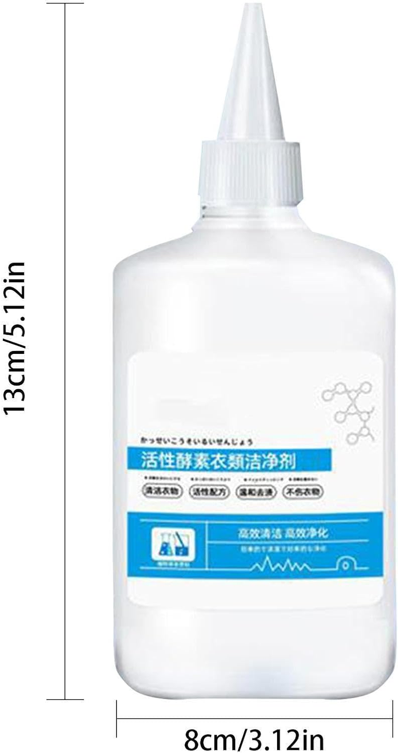 Laundry Cleaning Agent,250Ml Active Enzyme Garment Detergent - Odor Remover, Collar Stain Removal Agent for Oil, Red Wine, Ink image number 2