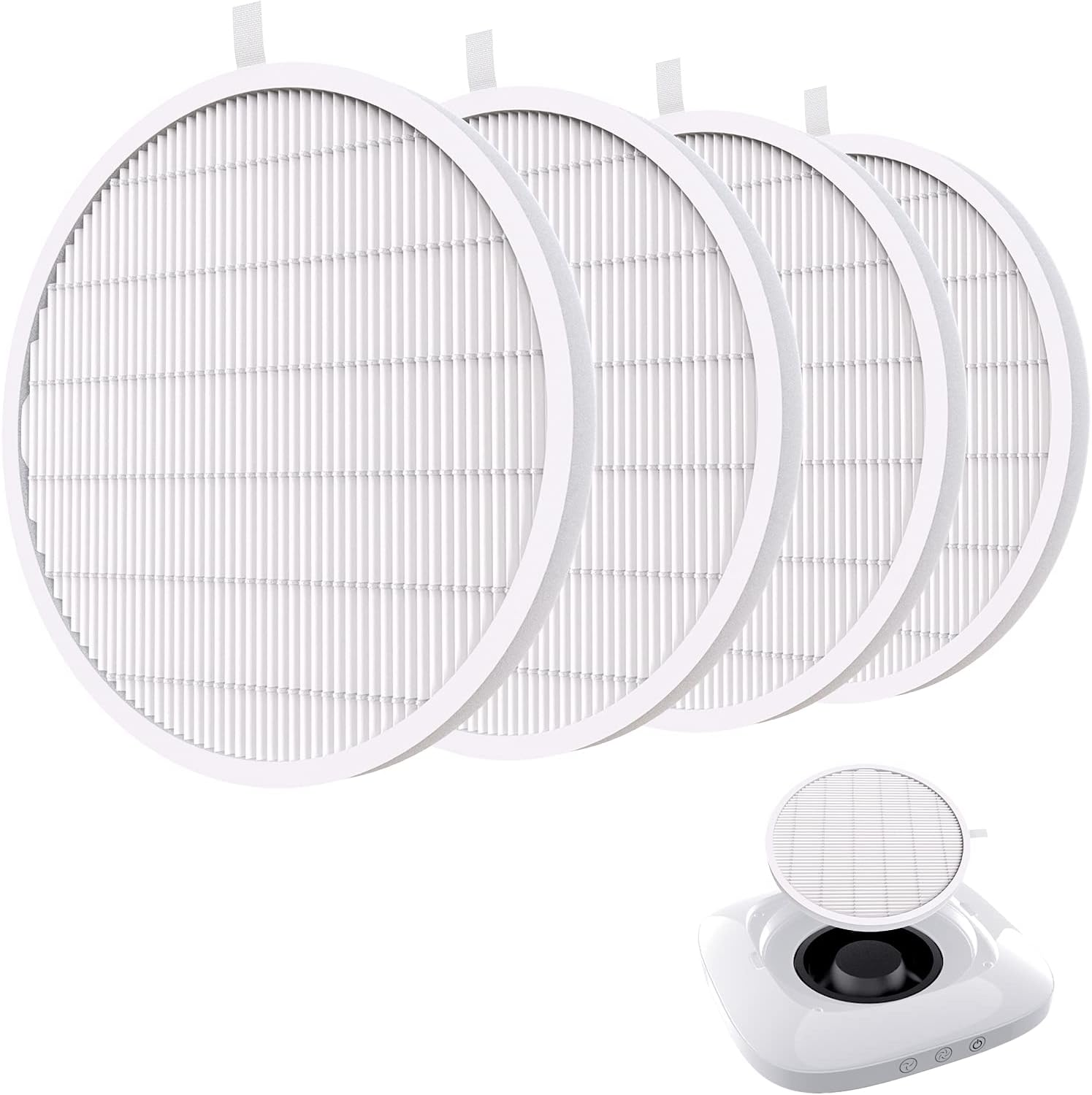 Nail Dust Collector Replacement Filter for Melodysusie Nail Dust Collector, 2Pcs image number 3
