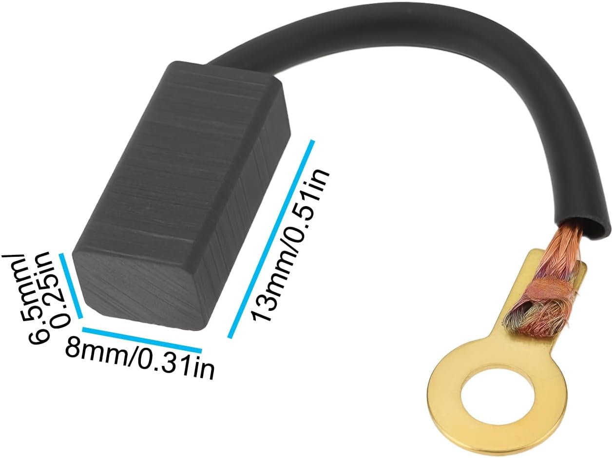 Create Idea 2 Pairs Pairs of Motor Carbon Brushes 5X6.3X13Mm Compatible with Fein AST 636 MSF 636 636-1 MSH 635 636 image number 6