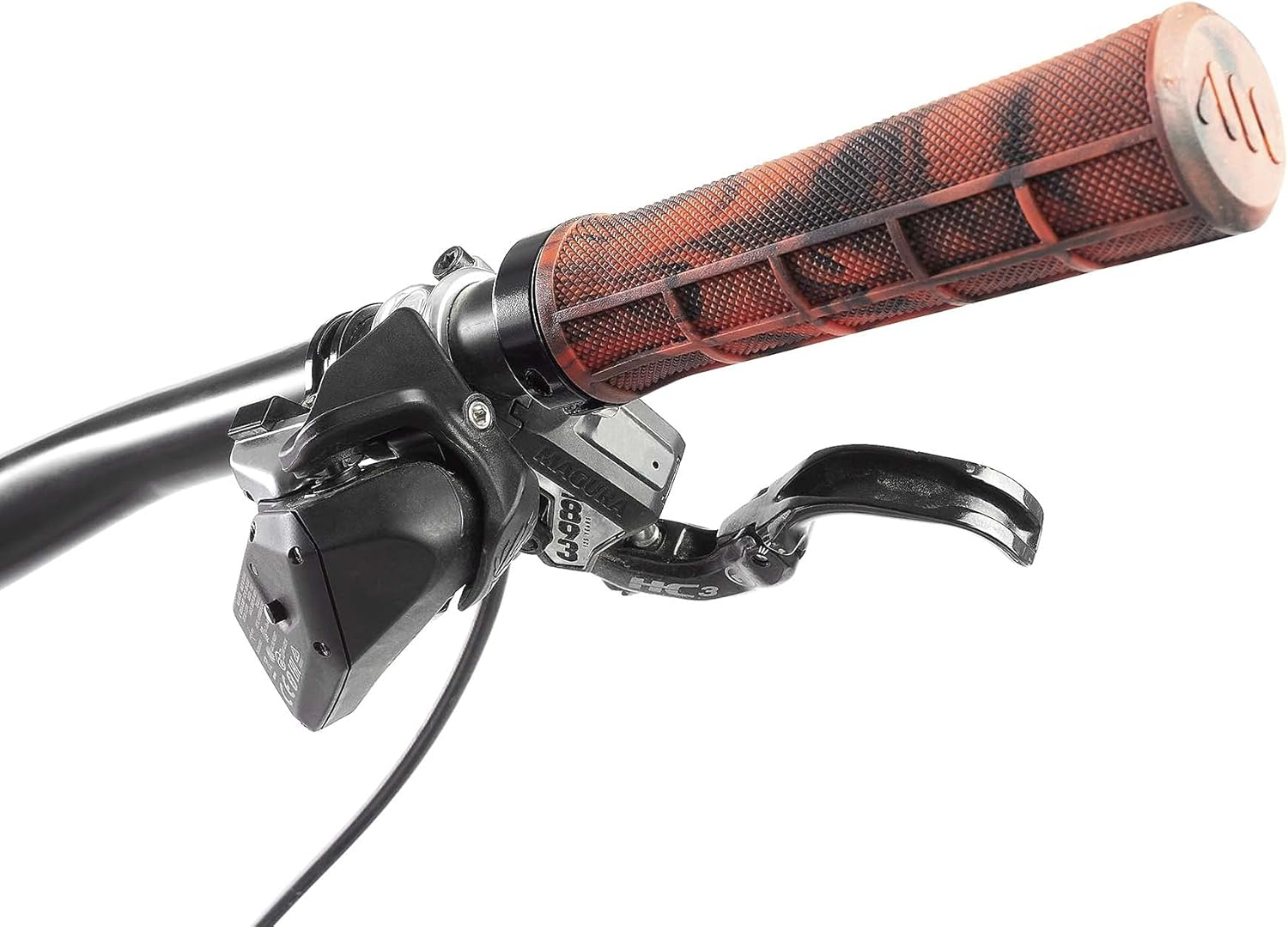 All Mountain Style AMS Berm Grips - Lock-On Tapered Diameter, Comfortable Grips - Blue Camo image number 6