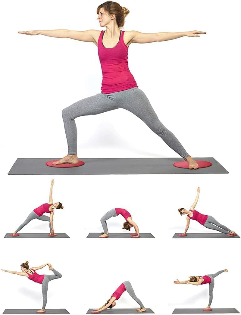 Exercise Sliders for Working Out - 4 Dual Sided Disks for Core, Abdominal, Glutes, Abs Strengthening - Fitness Equipment image number 4