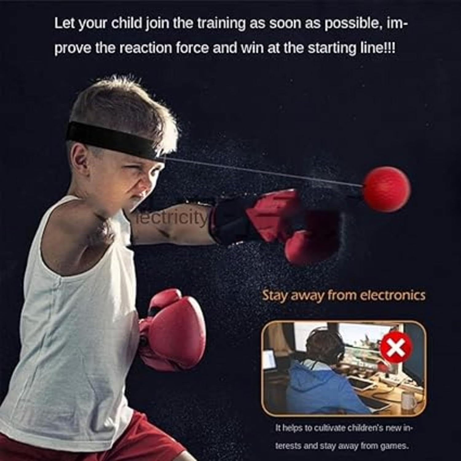 Boxball, Box Bollen, Box Ball Game, Boxing Reflex Ball, Boxing Reflex Ball.Leading the Way, Very Suitable for Reflexes, Agility, Punching Speed, Combat Skills image number 1