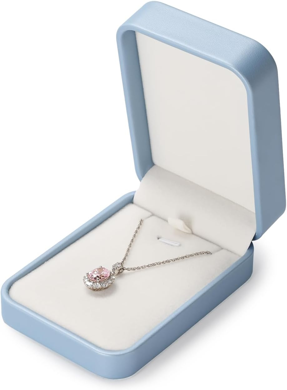 Oirlv Necklace Box Necklace Organiser Box for Birthday Engagement Wedding Anniversary Valentine'S Day