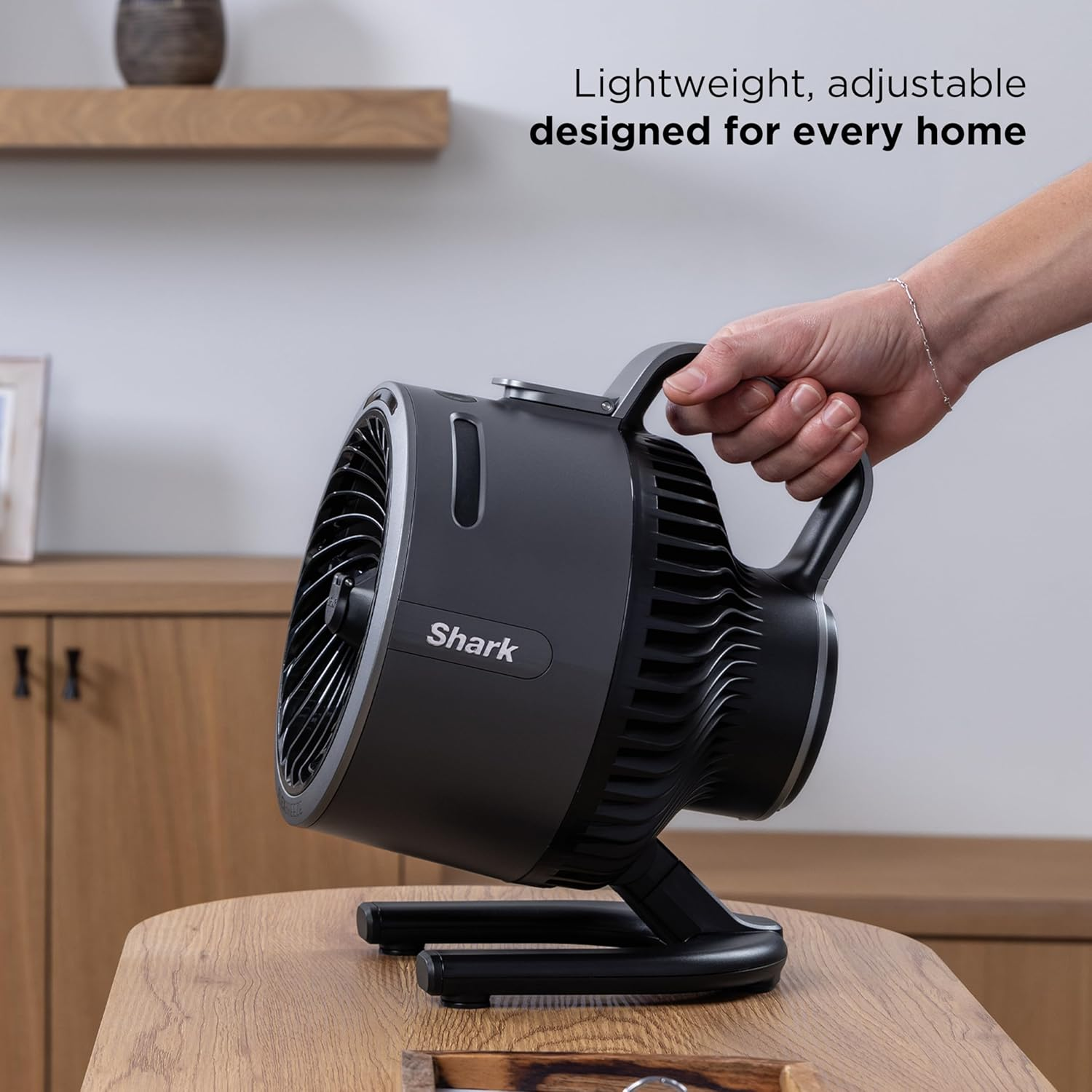 Shark Flexbreeze Hydrogo Misting Portable Fan, up to 20M Range, up to 12H Runtime, Light & Portable, Indoor & Outdoor Misting, FA052QANZ, Dark Grey image number 6