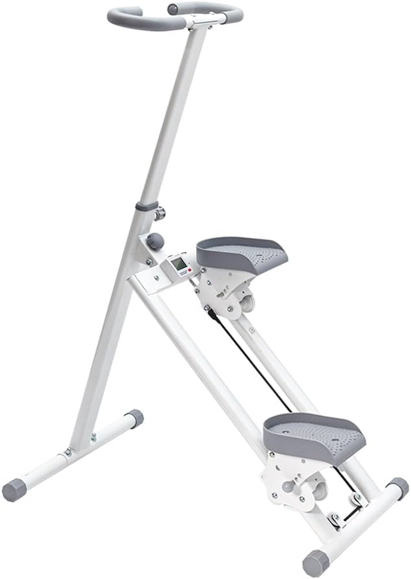 ALSTON Foldable Stair Stepper for Home Gym Exercise Height Adjustable Vertical Climber Machine 120Kg Loading Capacity with Digital Display for Full-Body Workout image number 1