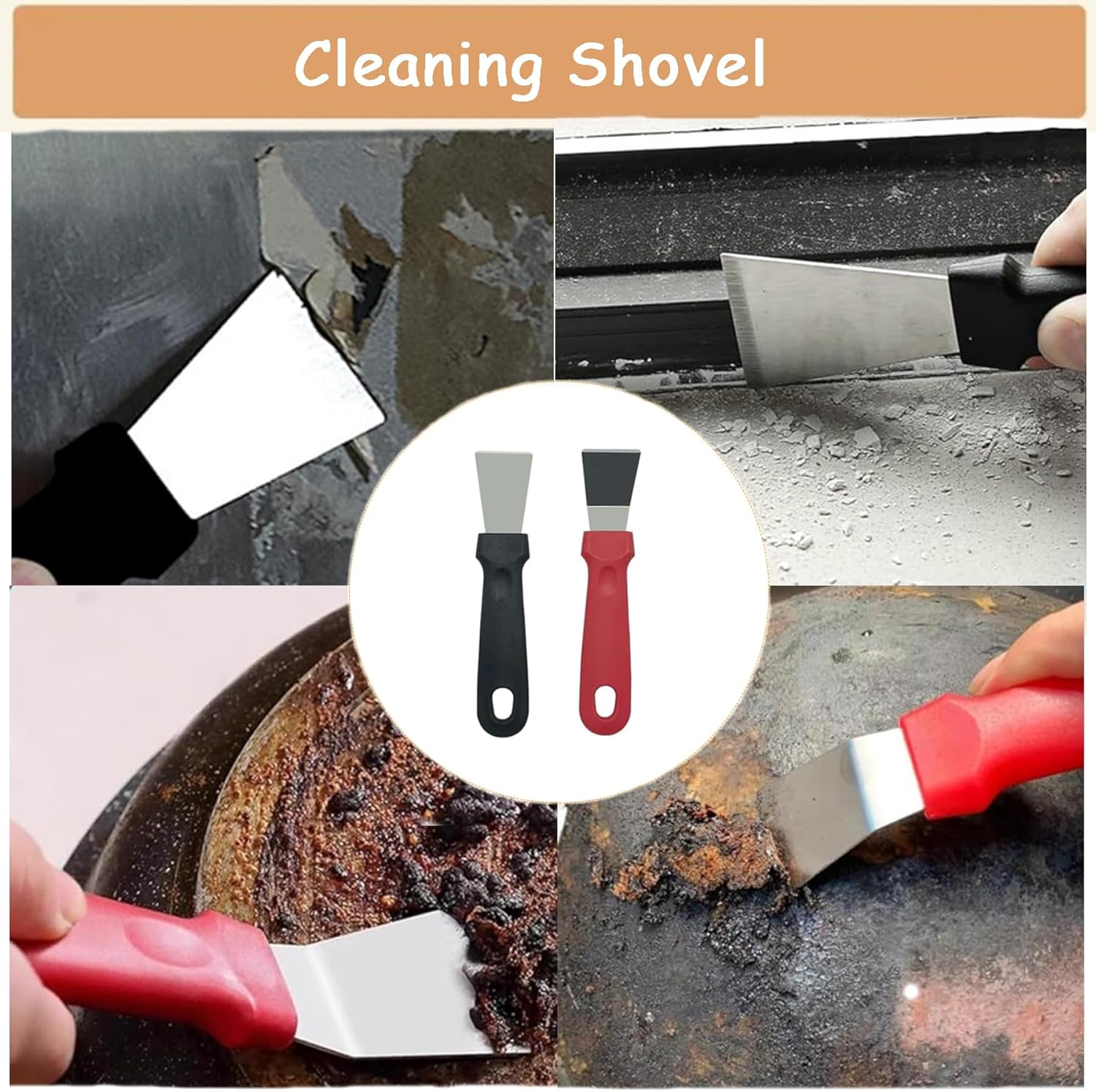 Wakouter Crevice Cleaning Brushes, 11 Pcs Multifunctional Gap Cleaning Scrub Brush, Cleaner Scrub Brush Tool for Tight Space, Cleaning Supplies for Bathroom,Faucets, Kitchen, Toilet, Window image number 2