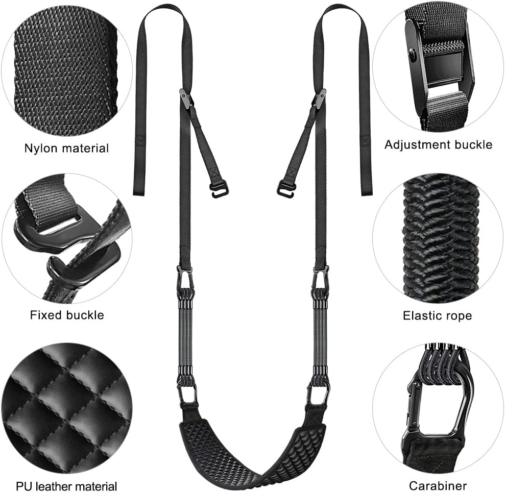 Kipika Heavy Duty Wall Mounted Doorway Pull up Bar, Multifunctional Chin up Bar, Portable Fitness Door Bar, Body Workout Home Gym System image number 1