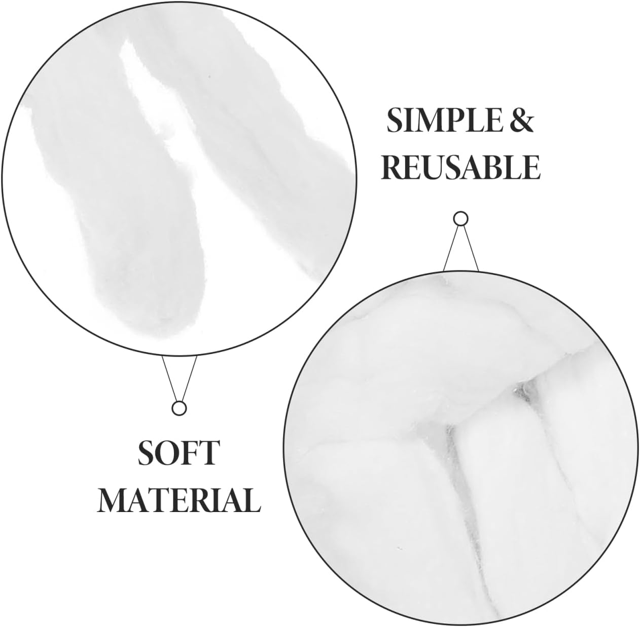 FRCOLOR Professional Cotton Roll Coil Cotton Strips Beauty Coil Multi-Function Strips for Hair Salon Nail Salon Hairdressing image number 3