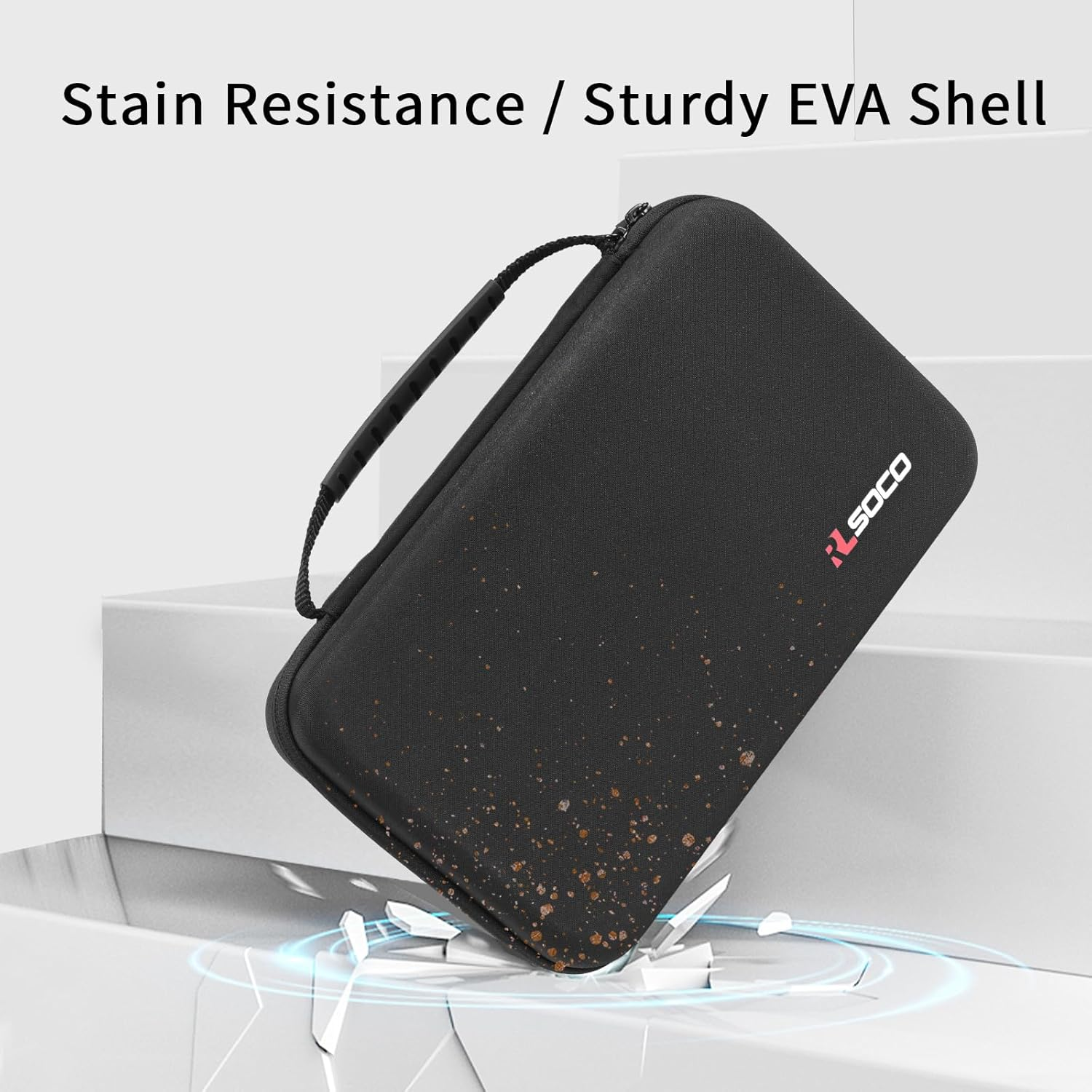 RLSOCO Battery Organizer Storage Case - Holds 120+ Batteries: AA, AAA, C, D, 9V & More - Black image number 1