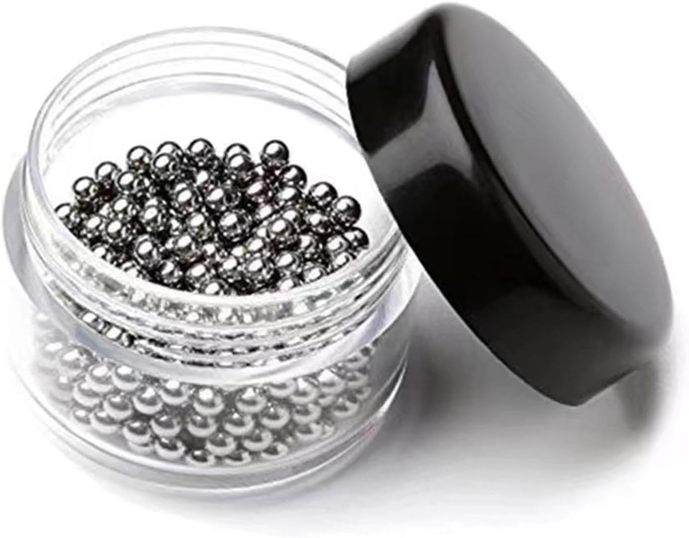 Coehaopike 1000 PCS Decanter Cleaning Beads, 304 Stainless Steel Cleaning Balls for Glassware, Reusable Cleaning Beads for Wine Decanters Water Bottle Carafe and Vase image number 1
