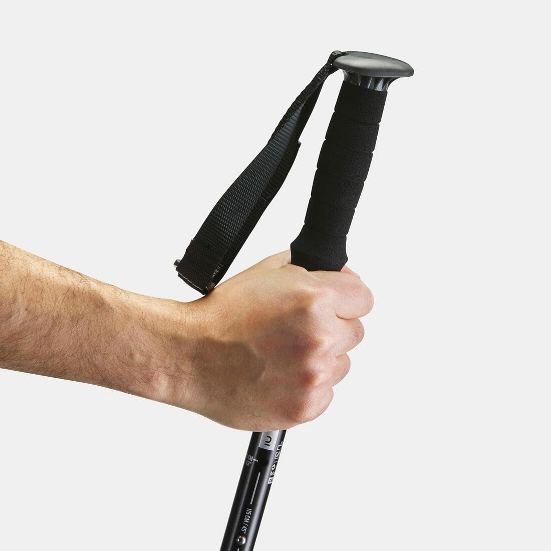 Decathlon Arpenaz 200 Hiking Pole X1 Black - Hiking Poles image number 3