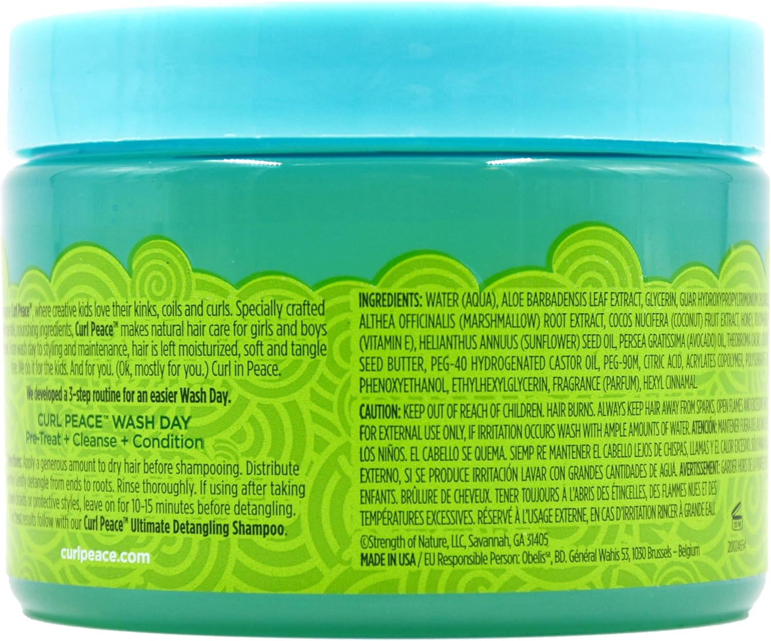 Just for Me Curl Peace Tender Head Detangling Hair Treatment - 12Oz image number 1