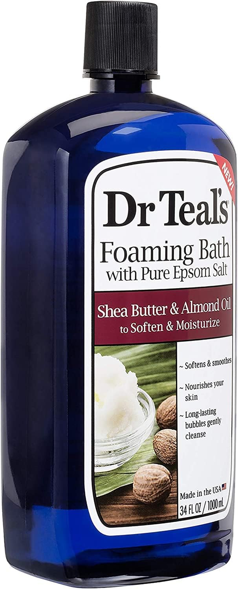 Dr Teal'S Foaming Bath Combo Pack (68 Fl Oz Total), Soothe & Sleep with Lavender, and Moisturizing Shea Butter & Almond Oil image number 2