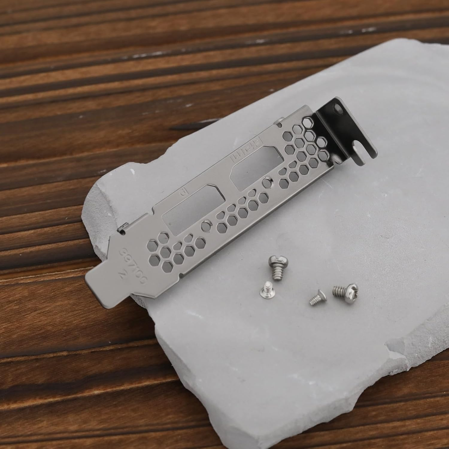 YINETTECH DP+HDM Low Profile Graphics Card Bracket Compatible with Sapphire AMD HP Radeon RX 6400 image number 2